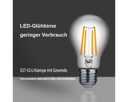 LED лампи EXTRASTAR  8 Вт тепле світло 2700K 950 лм (5 шт)