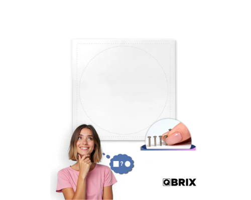 Набір для створення картини нитками по фото QBRIX