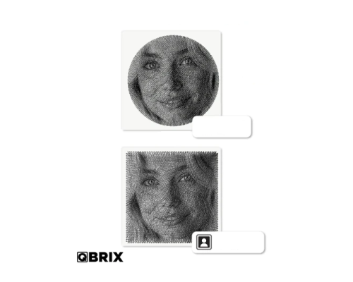 Набір для створення картини нитками по фото QBRIX