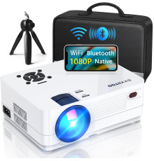Домашній проектор 1080P Full HD з Bluetooth та Wi-Fi