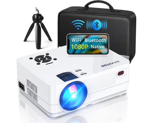 Домашній проектор 1080P Full HD з Bluetooth та Wi-Fi