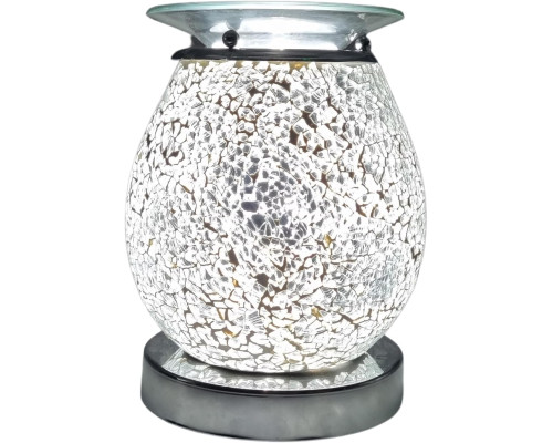 Електрична аромалампа Cello Silver Mosaic із сенсорним керуванням