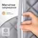 Магнітна дверна термоштора з центральним автозакриванням та стьобаною поверхнею (70 x 190 см)