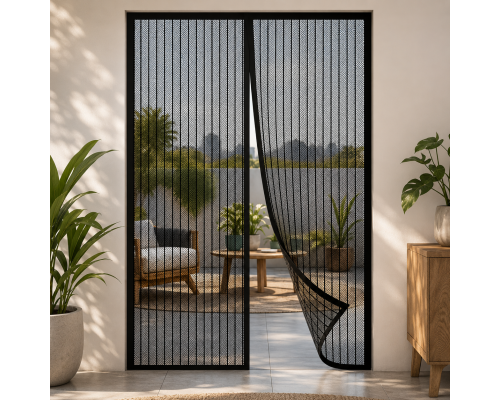 Магнітна москітна сітка на двері 130 x 210 см