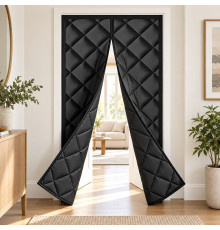Теплозберігаюча термоштора для дверей на магнітах 140 x 200 см